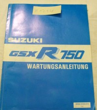 Suzuki GSXR 750 G Original Werkstatthandbuch Wartungsanleitung deutsch 1986-1987