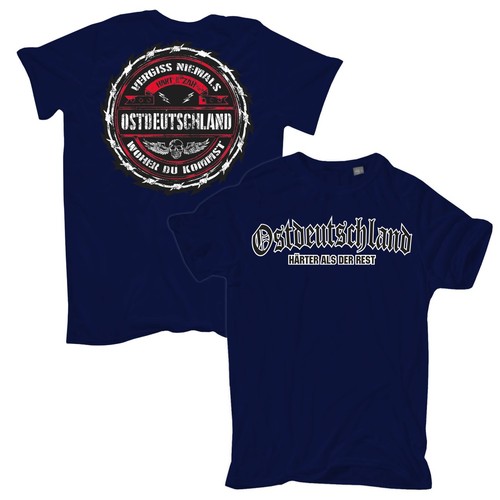 Herren shirt ostdeutschland - t-shirt,