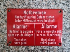 DB Bundesbahn. Blechschild