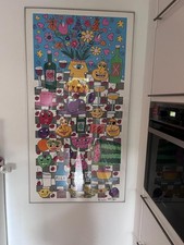 Original James Rizzi Kühlschranktür-gerahmt