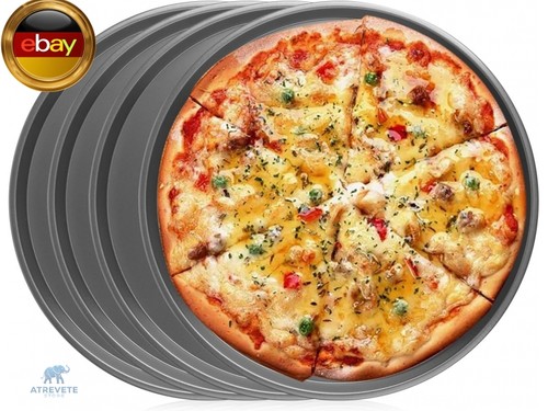 Stück pizza backblech - pizza, set