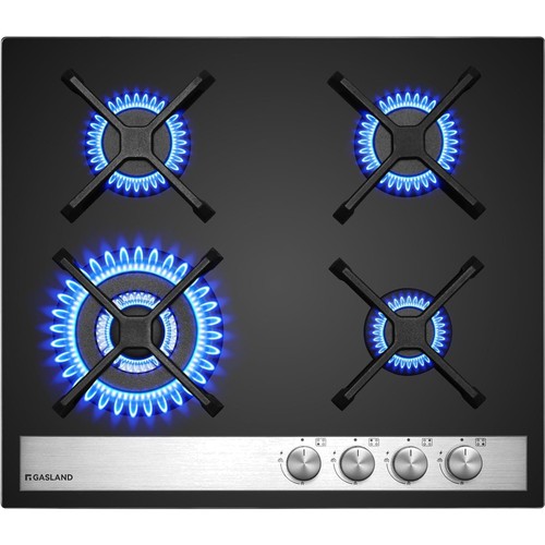Gas kochfeld 60cm schwarz - gas,