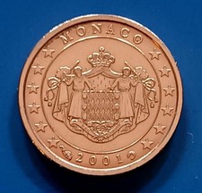 Monaco - 1 Cent Kursmünze 2001 - aus Starterkit
