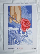  Kat Menschik illustriert Literatur 2025 Kalender 70x50 cm Hochformat Dumont