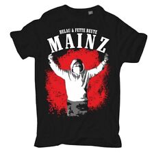 T-Shirt Mainz Helau & Fette Beute Fans Ultras Rot Weiss Fussball S bis 10XL 