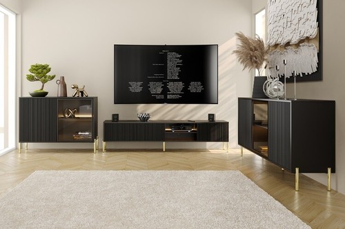Moderner wohnzimmer set oslo - moderner, wohnzimmer-set