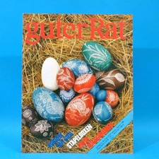 Guter Rat 1-1986 Verlag für die Frau DDR Kochen mit Bier Nudeln Reis Ostereier C