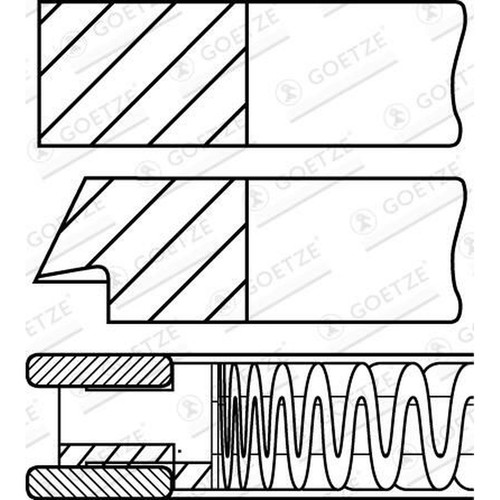 Goetze engine 141300 10 - goetze,