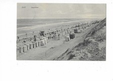 S769 AK Juist Strandleben alte Strandhäuser gelaufen 1911