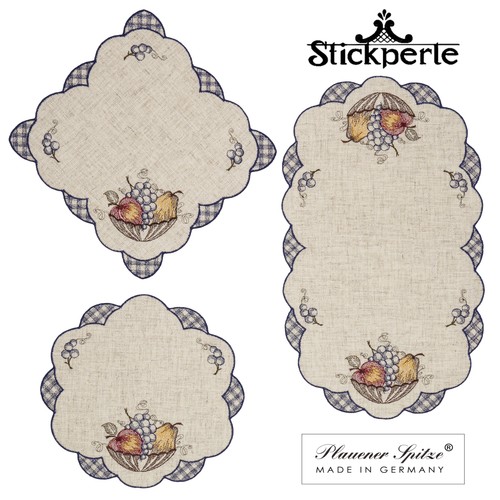 Tischdecke plauener spitze - tischdecke,