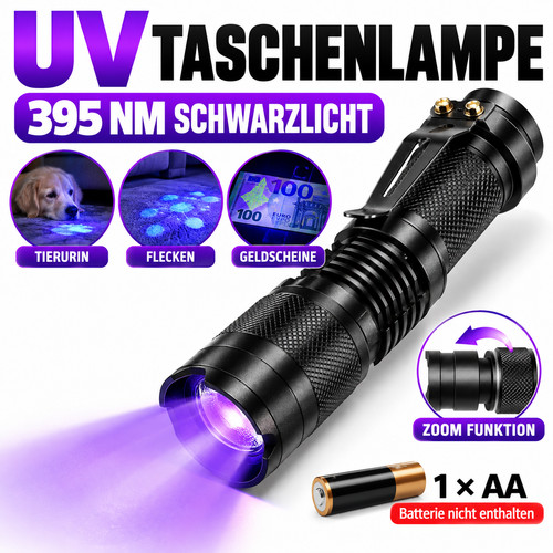 Taschenlampe 395nm - uv,