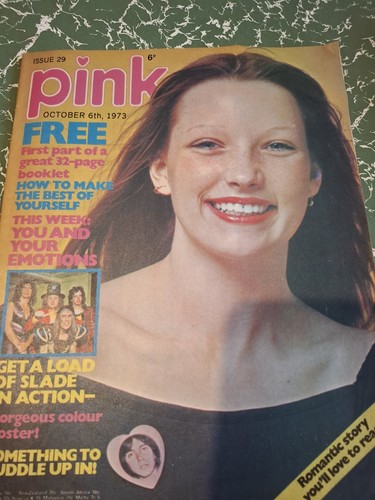Vintage pink magazine - vintage,
