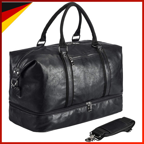 Reisetasche segeltuch leder - reisetasche,