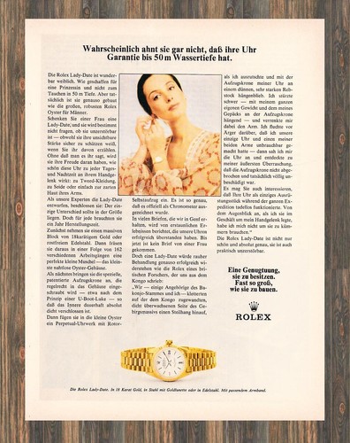 Rolex lady date reklame - -,