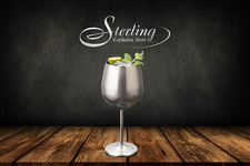 Edelstahl Weinglas 450ml