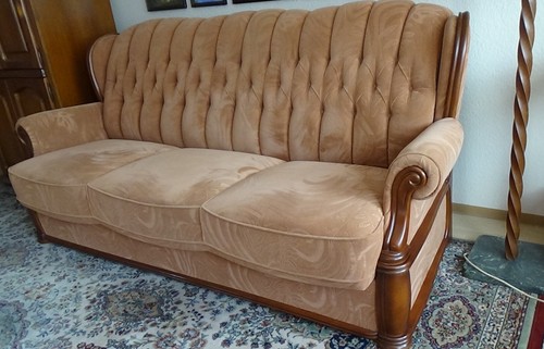 Rustikales retrosofa mit - rustikales,