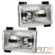 2x SCHEINWERFER SET H4 HALOGEN LINKS + RECHTS FÜR FIAT DUCATO 290 BJ 90-94