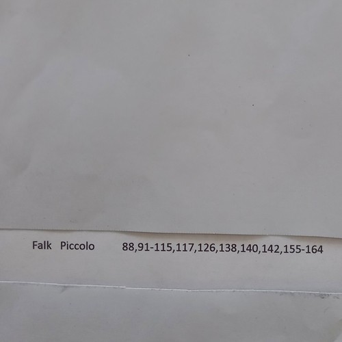 Falk piccolos original - piccolos,