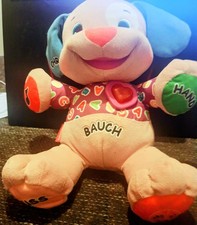 Fisher Price Lernspielzeug Lernspaß Hündchen Hund interakt. Kuscheltier