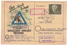 Werbepostkarte für