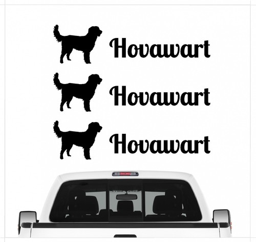 Hovawart hovi aufkleber - hovawart,