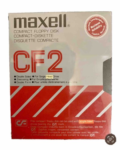 Maxell compact floppy disk cf2 - disk,