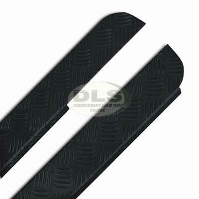 Black finish riffelblech - black,
