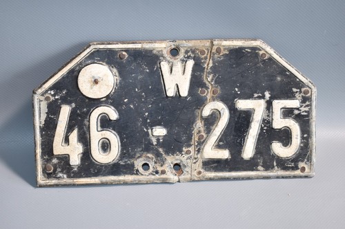 Original nummerschild - original,
