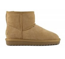 COLORS OF CALIFORNIA WILDLEDERSTIEFEL MIT WOLLFUTTER YW001N TAN