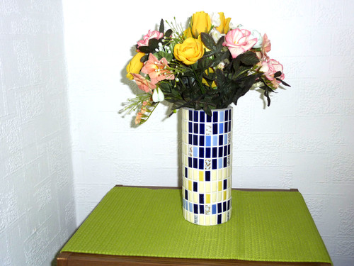 Mosaik vase blumenvase - mosaik-vase,,