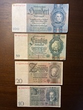 10 20 50 100 Reichsmark