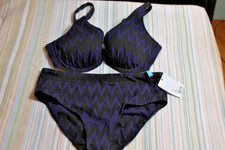 Prima Donna *Venice* Bikini Wattiert  schwarz Gr. 85 E / 42