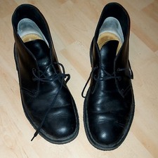 Clarks Originals Desert Boots Leder schwarz TOP Zustand EU 43 UK 9 US 9,5