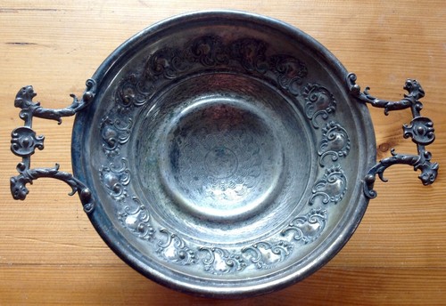 Alte metallschale obstschale - alte,