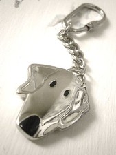 ღ IMPRESSIONEN SCHLÜSSELANHÄNGER ° METALL ° KARABINER ° DACKEL° TECKEL° HUND ღ