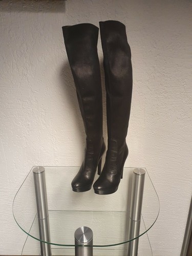 Overknee stiefel echt - echt, leder