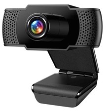 Full HD 1080P Webcam USB AutoFocus Webkamera mit Mikrofon für PC Laptop NEU
