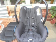 Maxi-Cosi Citi schwarz gebraucht  Babyschale + Sonnenverdeck