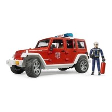 BRUDER 02528 - JEEP Wrangler Unlimited Rubicon Feuerwehr Set