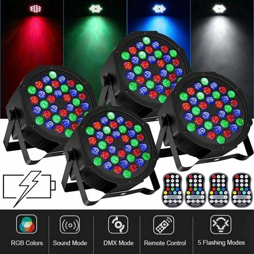 4stk uking akku rgb led - akku,