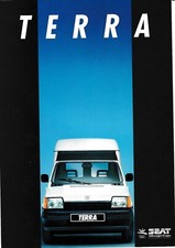 SEAT Terra 04/1992, 8 Seiten Faltprospekt