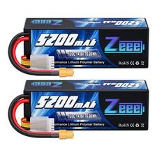 2x Zeee 4S 14.8V 5200mAh XT60