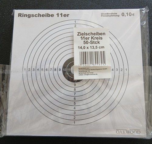 Zielscheiben 14cmx14cm