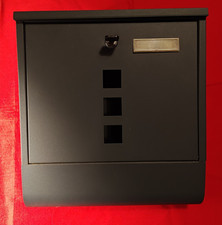 Briefkasten mit Zeitungsrolle Wandmontage Wandbriefkasten Wiltec - Gebraucht!