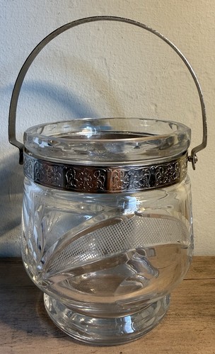 Vintage kristall eiskübel mit - vintage,