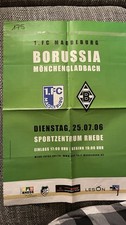 Spielplakat 1.FC Magdeburg-Borussia Mönchengladbach 25.07.06 Testspiel In Rhede