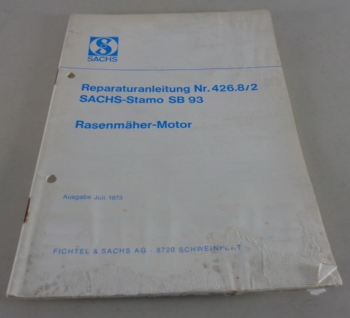 Reparaturanleitung sachs motor - reparaturanleitung,