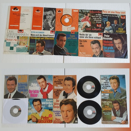 20x vinyl single konvolut - 20x,