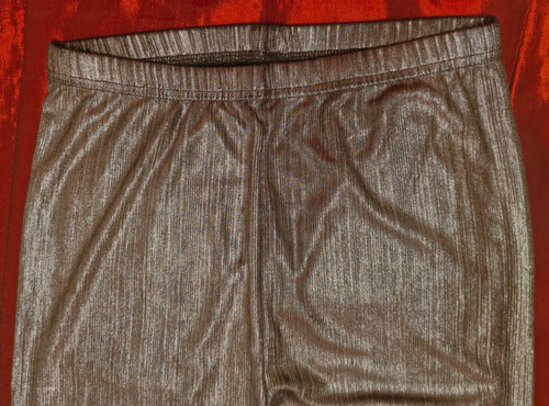 Silberfarbene dünne leggins - silberfarbene,