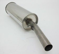 Novus Classic Edelstahl Endschalldämpfer passend für Golf 1 1.6 GTI Scirocco 